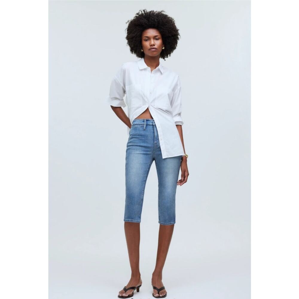 NWOT Madewell‎ The 90s Capri Jean Cayer Wash Size 23